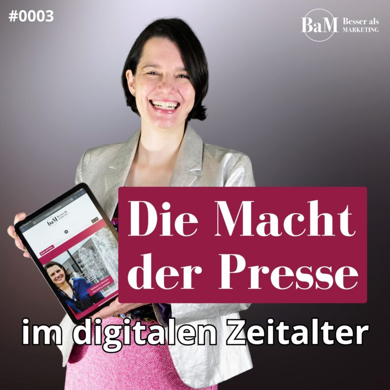 Heide Haruyo Merkel spricht über die Bedeutung der gedruckten Presse und wie strategische PR Unternehmer:innen und Selbstständige sichtbarer macht. Mehr dazu in Podcastfolge 3